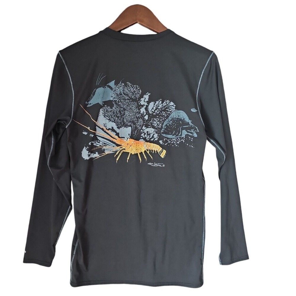 ALO Cool Fit Long Sleeve Pullover Top Yoga Gym Running Women M Black Lobster